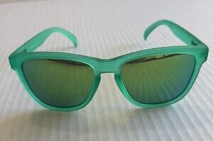 Goodr OG Polarized Sunglasses Nessys Midnight Orgy Teal Green Mint Eyewear